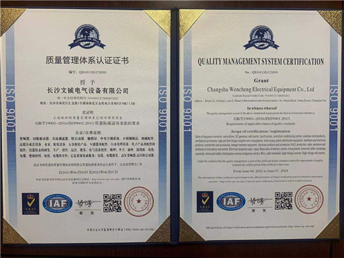 ISO 9001 质量管理体系认证证书 (2)